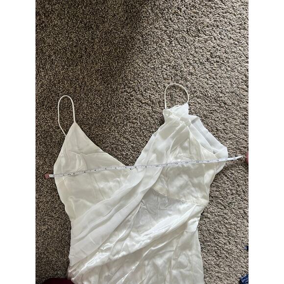 NWT For Love & Lemons James Asymmetrical White Gown Dress $468 MSRP - Picture 10 of 10